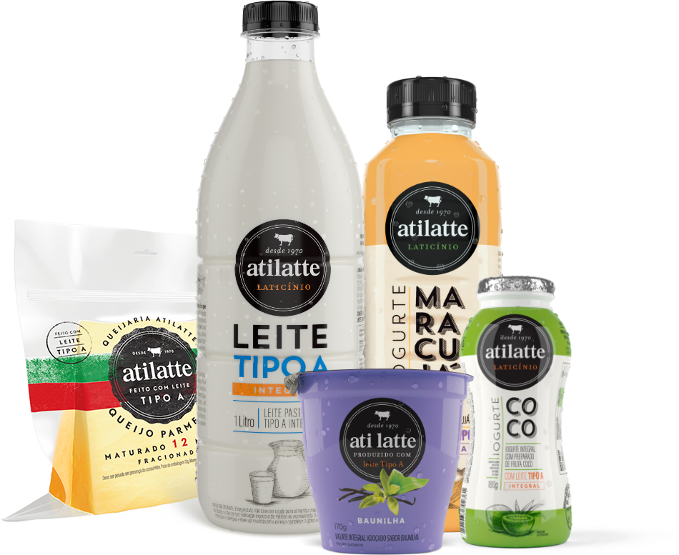 Packshot de produtos Atilatte
