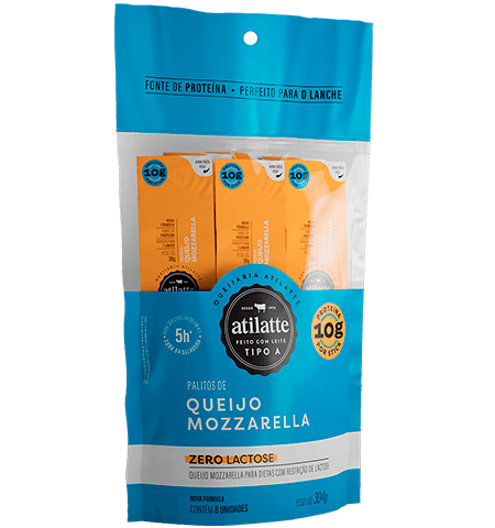 Palito de Queijo Mozzarella Zero Lactose