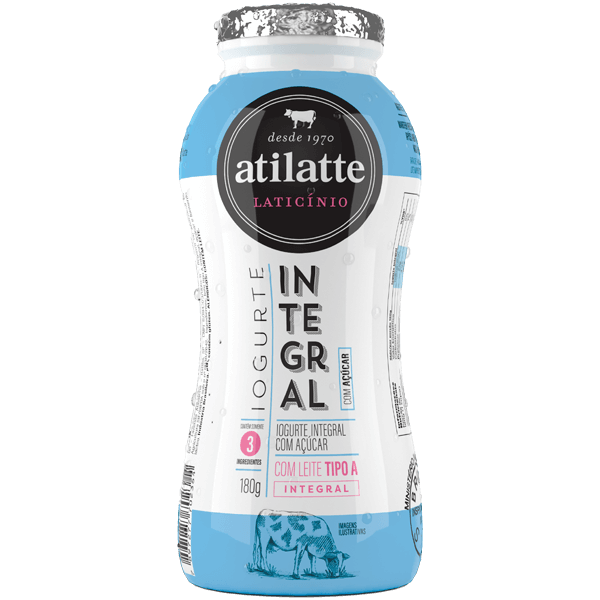 Feito com Iogurte Integral Natural