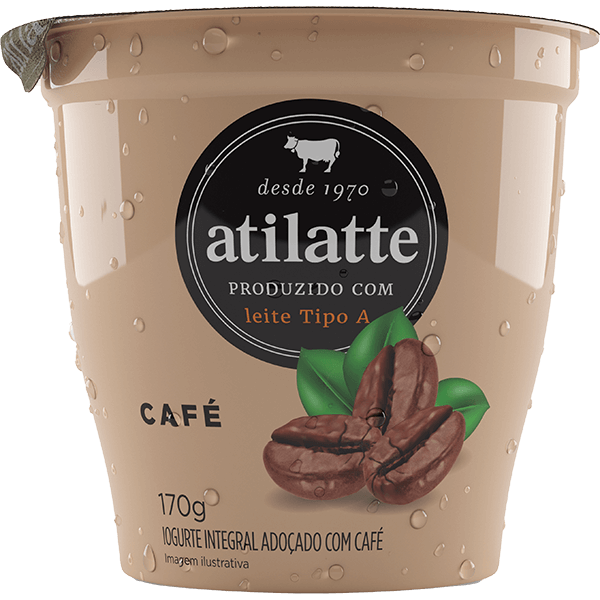 Feito com Iogurte de Café Integral