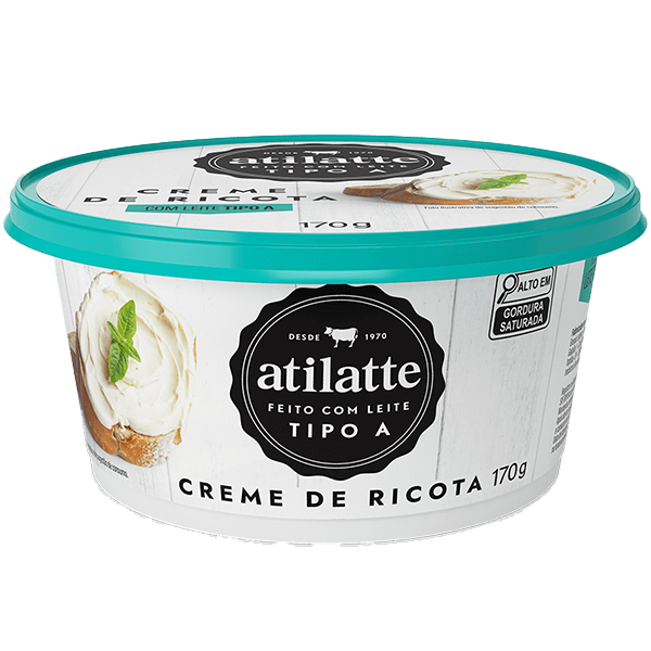 Feito com Creme de Ricota