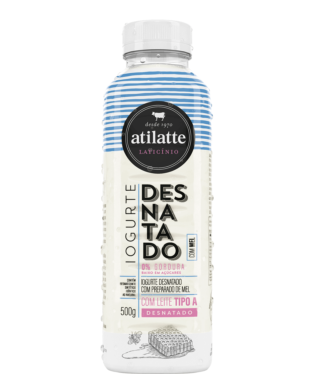 Foto da embalagem do Iogurte Desnatado Natural