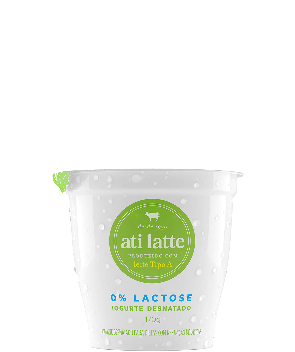 Foto da embalagem do Iogurte Desnatado 0% Lactose