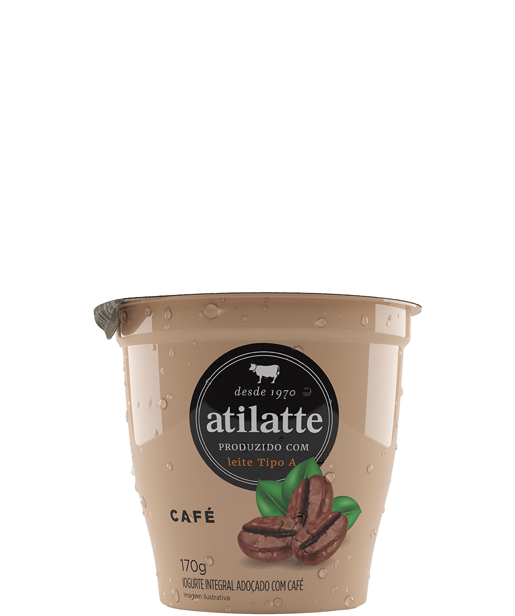 Foto da embalagem do Iogurte de Café Integral